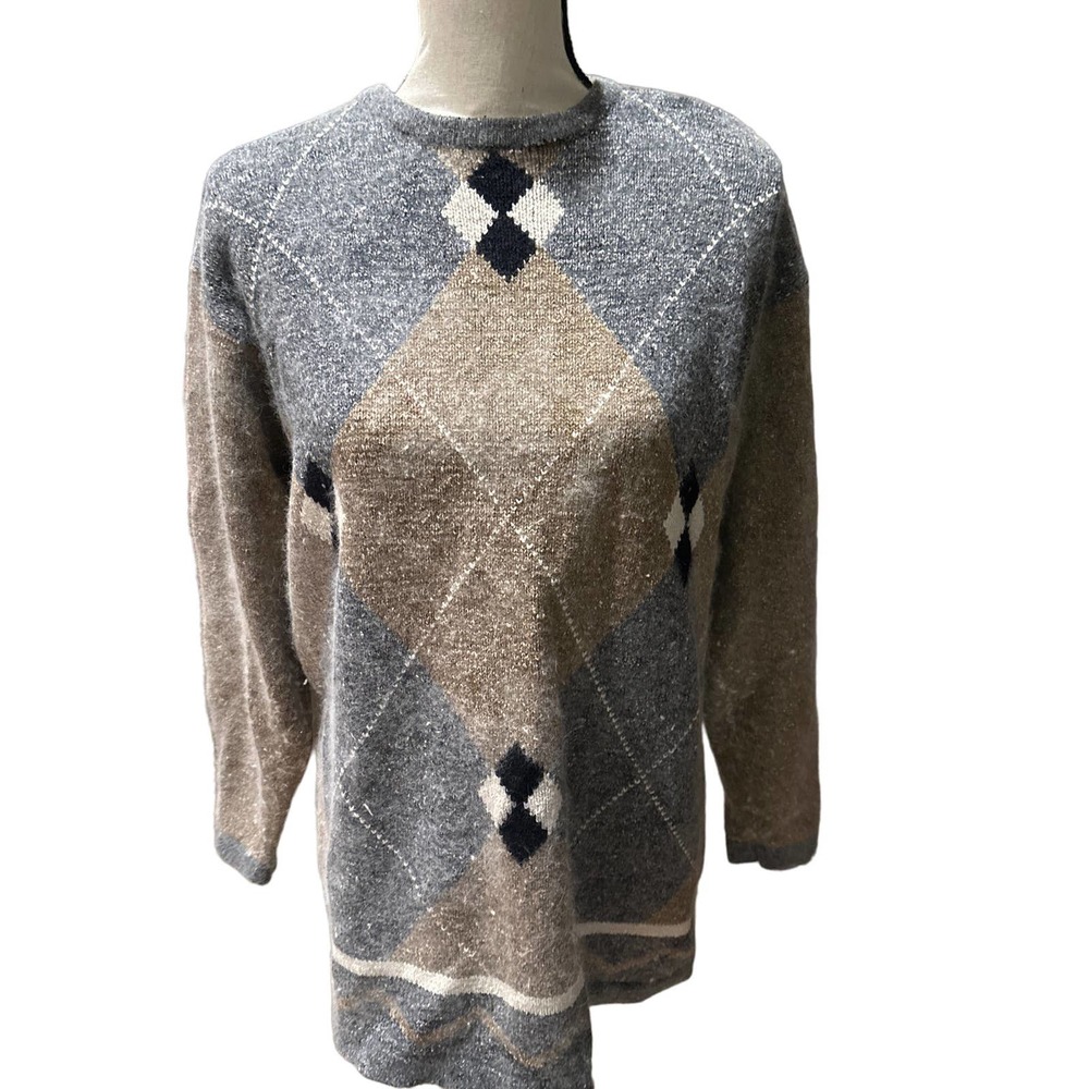 ⭐️ Women’s M.J. Carroll Argile Angora Blend Sweater Size Large. Acadamia
